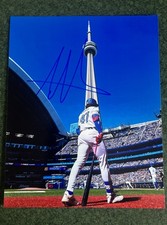 Addison Barger Toronto Blue Jays  Autographed Signed 8x10 MLB Baseball