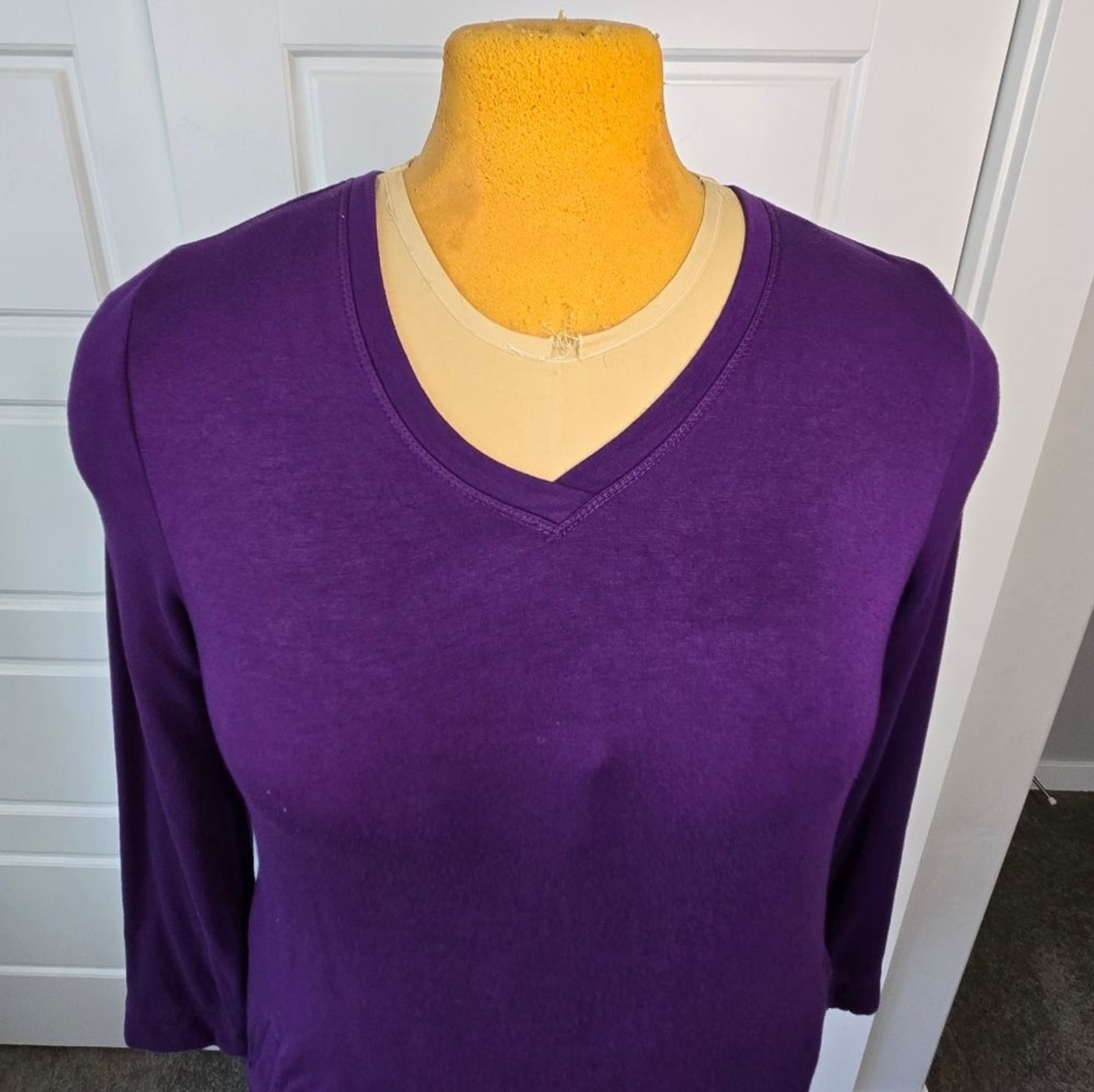 WEEKENDS BY CHICO PURPLE PULLOVER SWEATSHIRT WOME… - image 2