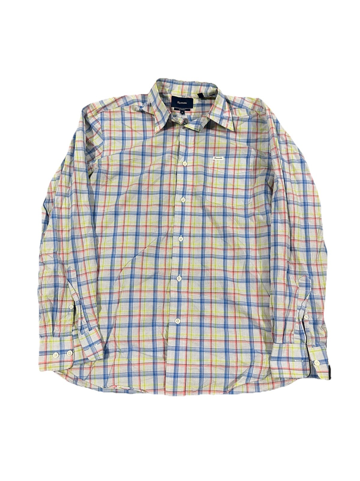 Faconnable Mens MediumButton up Classique long sl… - image 1