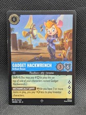 Gadget Hackwrench - Brilliant Bosun - Cold Foil Disney Lorcana Azurite Sea 140