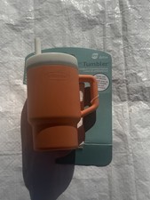 Infantino My 1st Tumbler Silicone Sippy Cup Creamsicle with Straw  Handle
