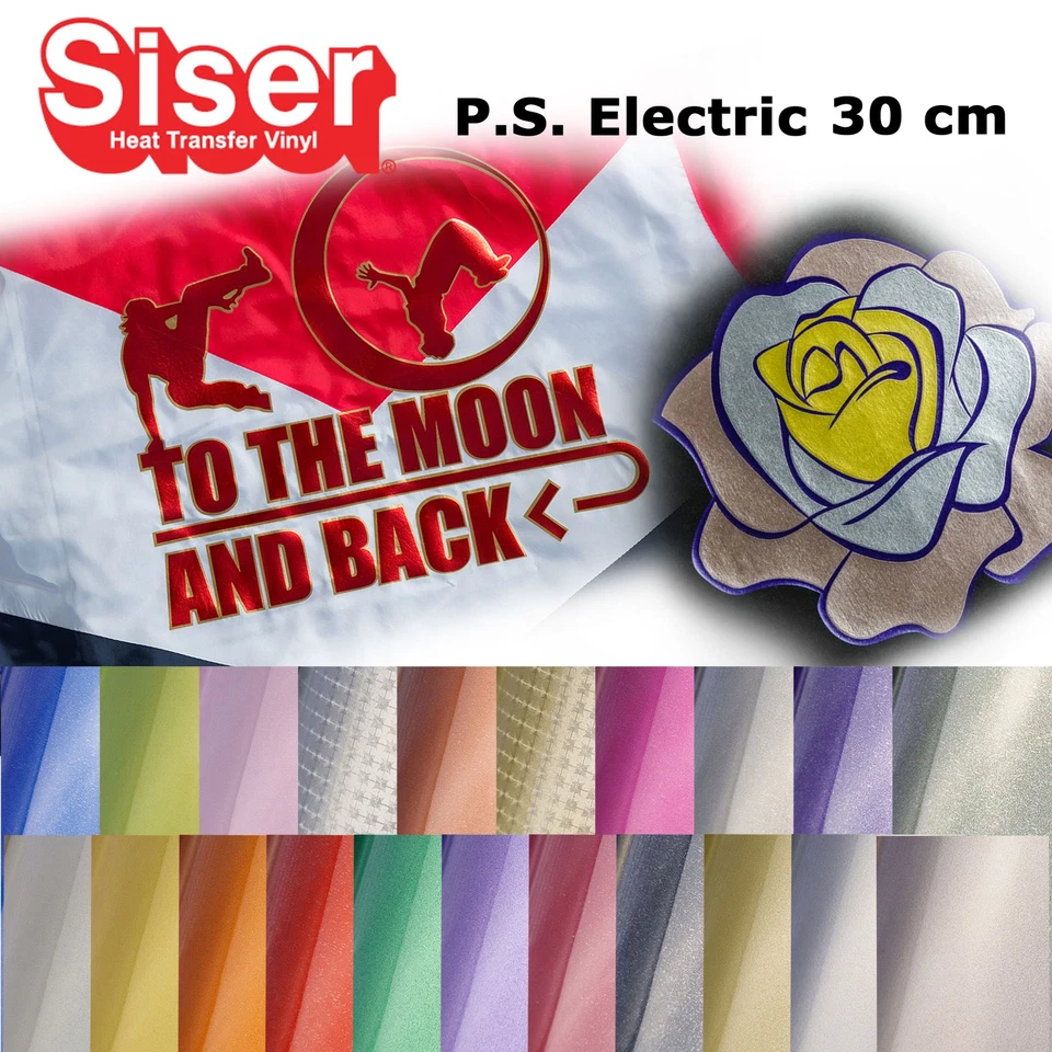 Siser P.S. Electric - Flexfolie / Textilfolie - Rollenware - Breite: 30cm