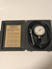Gas Pressure Gauge Made In USA In Case Untested As-Is