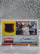 2025 Topps Heritage Adley Rutschman Clubhouse Collection Auto Patch #/25