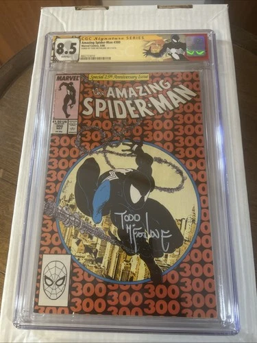 Amazing Spider-Man #300 - CGC 8.5 (Yellow Label) Todd McFarlane Signed (1988)