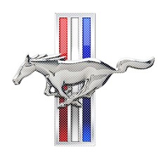 18 Mustang Tri-bar Logo 3m Perforated Unobstructed View Window Decorative Decal 18 Mustang Tri-bar Logo 3m Perforated Unobstructed View Window Decorative Decal