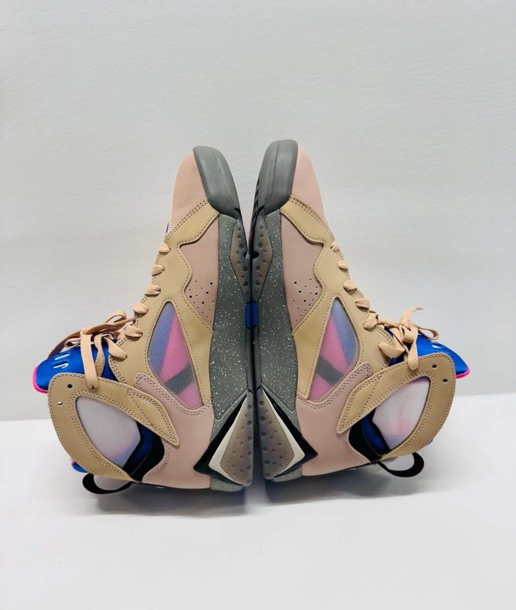 Air Jordan 7 Retro SE Shimmer Black Sapphire 2021 Men display picture 3