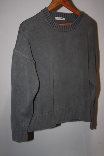$198 perfectwhitetee 100% Cotton Slouch Sweater JANET Perfect White Tee Small - Picture 2 of 8