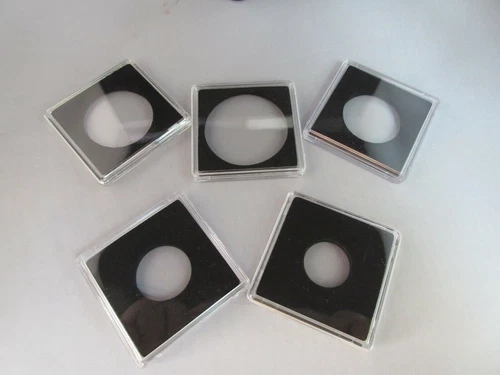 BLACK COIN BOX TO HOLD LIGHTHOUSE QUAD CAPSULES, Please ask for any custom sizes