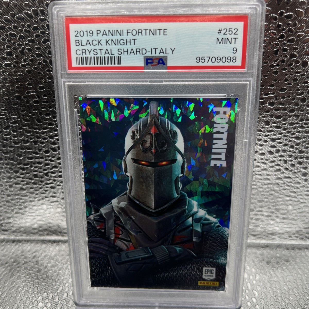 2019 FORTNITE SERIES 1 BLACK KNIGHT CRYSTAL SHARD #252 ITALY