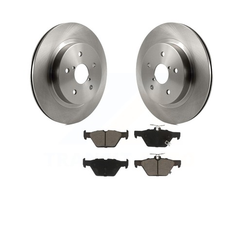 Rear Disc Brake Rotors And Ceramic Pads Kit For Subaru Outback Legacy WRX eBay