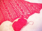 WOMEN'S SHAWL HAND KNIT COTTON/BAMBOO NEW    #55 — photo 7