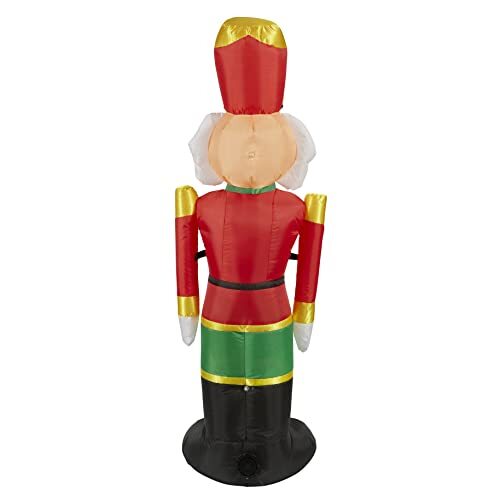 Inflatable Nutcracker Outdoor/Indoor Bright LED Light Up Nut Cracker