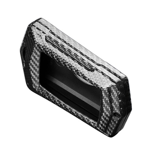 Remote Key Fob Cover For Land Rover Discovery Range Rover Carbon Silver Black - Picture 3 of 6