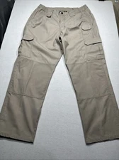 Propper Men’s Tactical Cargo Pants 36x30 Tan Ripstop Canvas Military Style