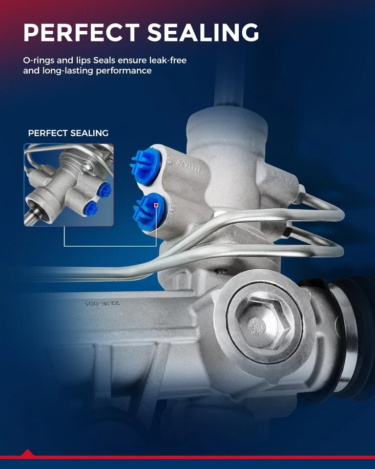 Conjunto de cremallera y piñón de dirección asistida para Mercedes-Benz C216 GL450 W164 ML350 Foto 3 de 4