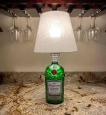 NEW Tanqueray Bottle Lampe Gin Liquor Bar Decor Bottle TABLE LAMP Lounge Light 