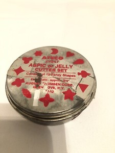  Vintage ATECO ASPIC / JELLY CUTTERS - 12 Piece Set #4847 (3/4”)