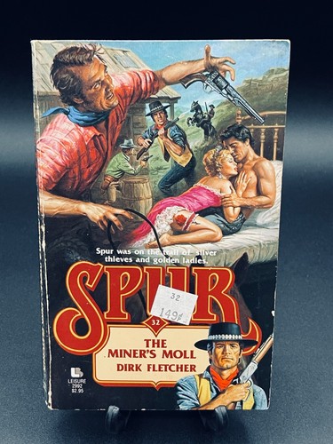SPUR Lot of 5 Western Paperback Books by Dirk Fletcher 1984-85 - Picture 12 of 13