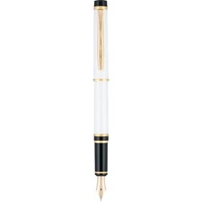 Pilot Grance Fountain Pen in Pearl White - 14k Gold Medium - NEW in Box