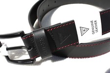 GUESS Black Genuine Leather Belt XL New with Tags $49.50 !!! SALE !!!