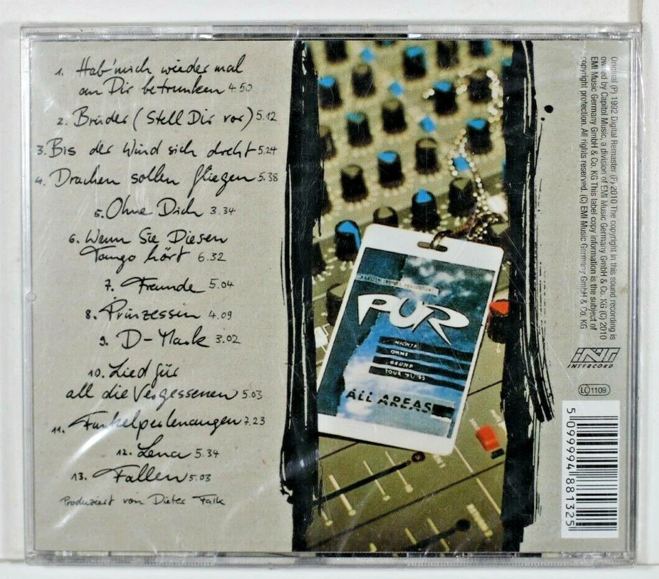 Pur - Live ‎ - Sweet Nothing - Nuevo sellado - CD enviado con pistas Foto 2 de 2