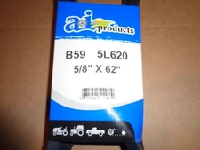 Mower Belt B59 or 5L620 V-belt Vbelt  5/8 x 62in  Vbelt 671958511889