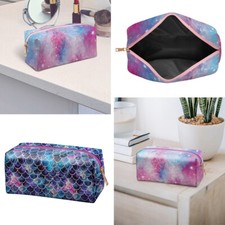 Women Travel Cosmetic Makeup Bag Pouch Purses Wallet with Zip Closure