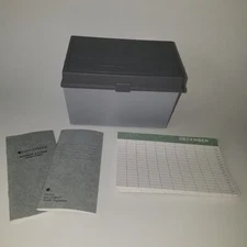 Day-Timer Storage Box Month Dividers Pocket Work Organizer Phone Address Booklet