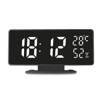 Digital Uhr Elektronischer Digitalwecker Temperatur Luftfeuchtigkeit Hygrometer