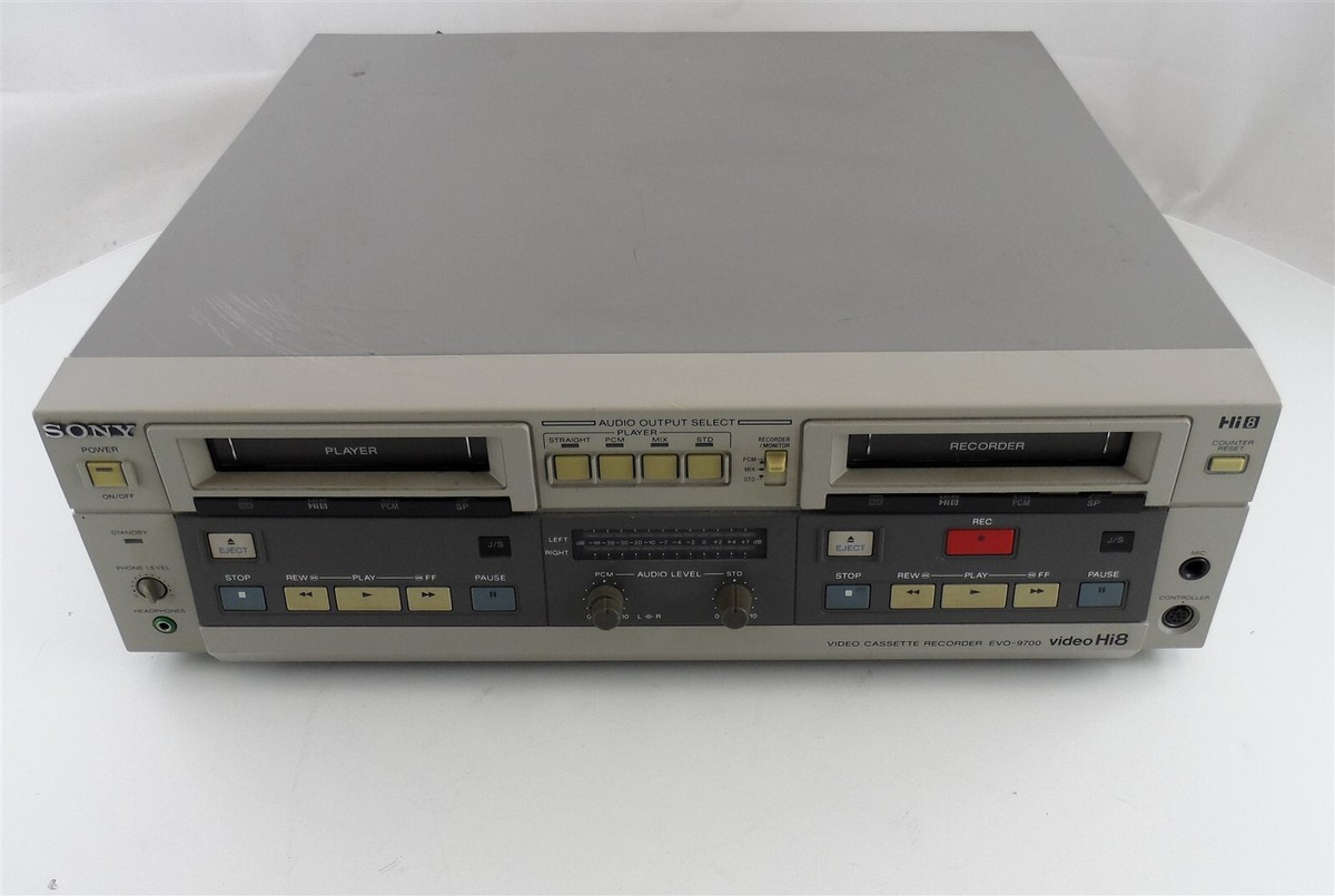Sony EVO-9700 Professional Video Hi8 Dual Deck Editor/Recorder for 