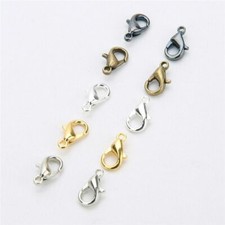 50pcs 10 12 14 16 20 Mm Metal Lobster End Clasps Hooks Jewelry Making Connectors