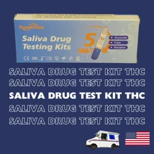 THC Marijuana Saliva Oral Fluid Drug Test 3 ng/mL– Instant Detection 1 Pk