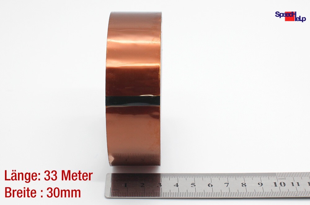 33 METER Kapton Tape Heat Resistant Adhesive Tape 30-40mm Thermal Insulation