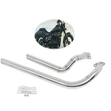 Tubo de escape mufla con silenciador extraíble para Honda Shadow 750 VT750 VT400