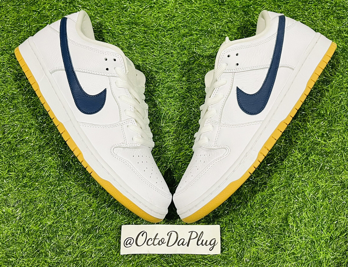 Nike SB Dunk Low Orange Label White Navy Mens Multi Sizes CZ2249-100