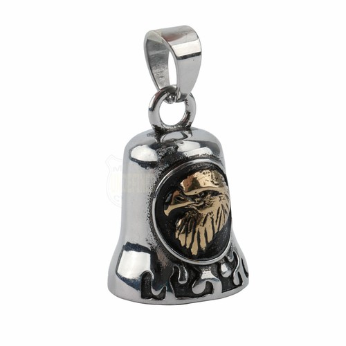 Biker Cross Engine Skull Bell Mount For Harley Cafe Racer Motorcycle Accessories - Foto 3 di 24