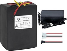 Lithium Lifepo4 60V 25Ah Battery Pack 1500W for Motor Scooter EBike  50A BMS