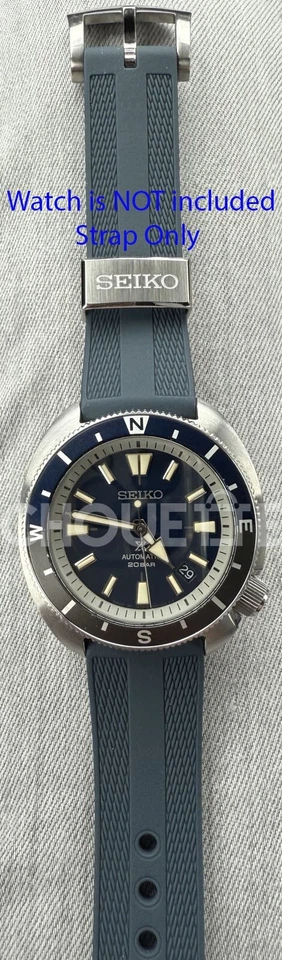 OEM SEIKO SPB149 SBDC107 6R35-00W0 Prospex Blue Silicone Rubber Strap R03E012J0 - Image 3 of 4