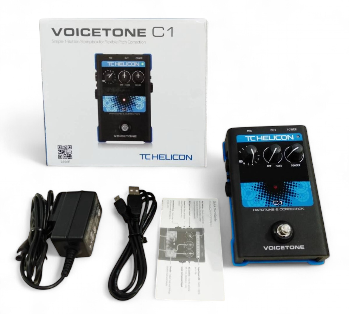 TC-HELICON VoiceTone C1 Vocal Effector Good condition From TC-HELICON VoiceTone C1 Vocal Effector Good condition From