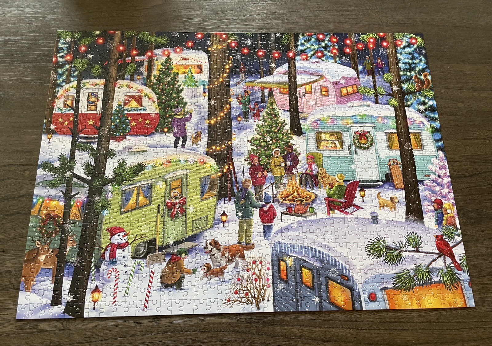Vermont Country Store Christmas Camping Jigsaw Puzzle 1000 eBay