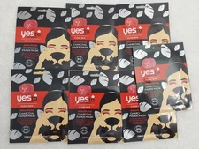 Yes To Tomatoes Clear Skin Detoxifying Charcoal Paper Mask, 0.67 oz (Pack of 7)