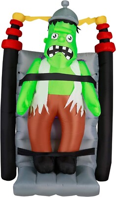 7 Ft Shocking Frankenstein Monster Halloween Inflatable Outdoor Decorations