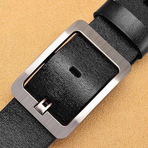 Cintura Alta Qualità Uomo in Cuoio Casual Classica Accorciabile - Zdjęcie 6 z 10