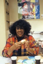 Dutch actress Milly Scott on the set of Dutch TV show VROUWENVLEUGEL Old Photo
