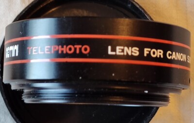 Gemini Telephoto Camera Lens for Canon Super Sureshot AF35ML in Exc Used Cond!