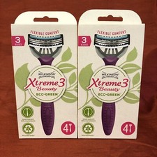 2x4 Disposable Razor Blades Wilkinson Sword Xreme 3 Beauty Eco Green