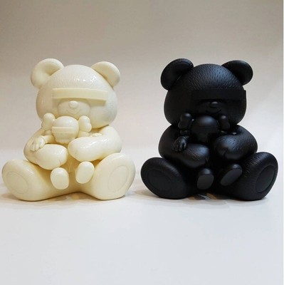 KAWS Undercover Bear Vinyl Figure MEDICOM 2009 (set of 2)