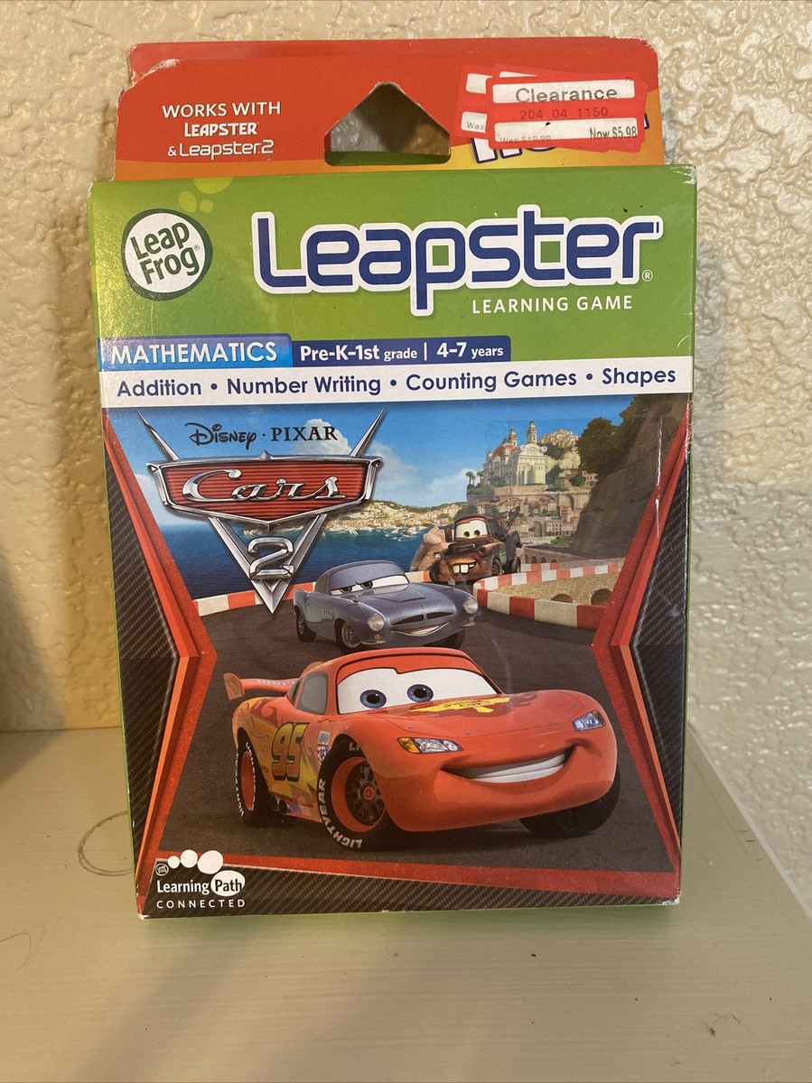 NEW - LeapFrog LEAPSTER 2 Learning Game - Disney Pixar CARS 2