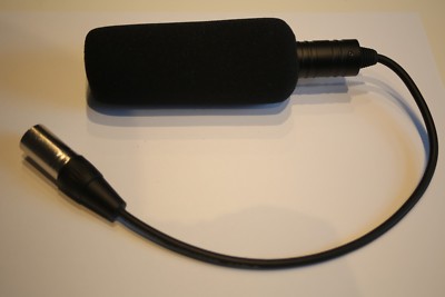 Profi XLR Shotgun Mikrofon für Videokameras  XLR Mikrofon NEU  HÄNDLER  NEW